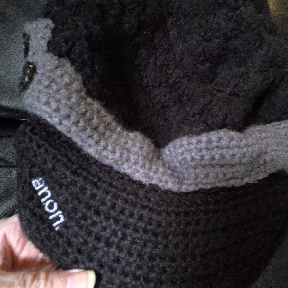 Anon Knit Crochet Snuggly Like New Winter Sloutchy Hat - Picture 5 of 5